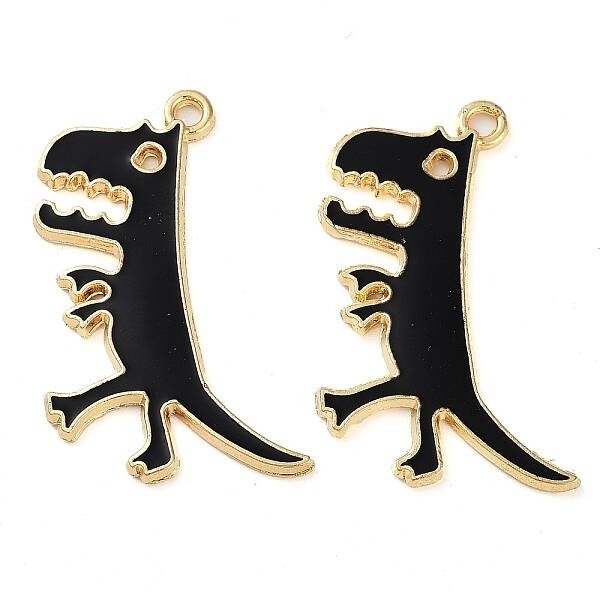 Rack Plating Alloy Enamel Pendants
