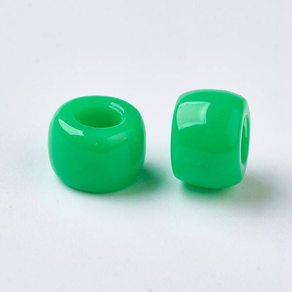 European Resin Large Hole Beads
