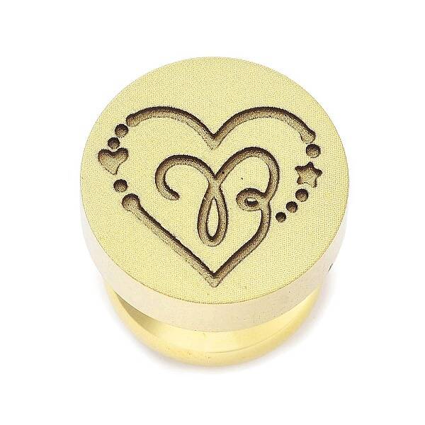 Constellation Golden Tone Wax Seal Brass Stamp Heads