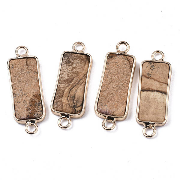Natural Picture Jasper Links Connectors