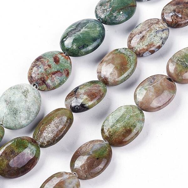Natural Green Opal Beads Strands