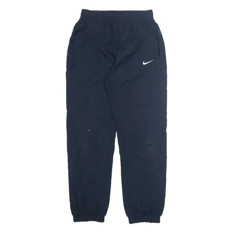 NIKE Mens Track Pants Blue Tapered S W26 L30