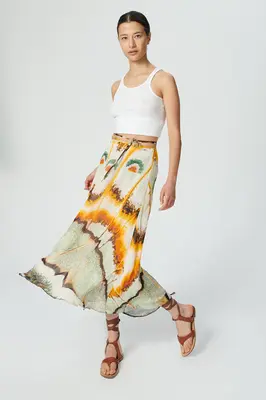 Skirt Jasmine Jasmine Skirt Petal-Skin-Yellow | Color: PETAL SKIN YELLOW | Size: S