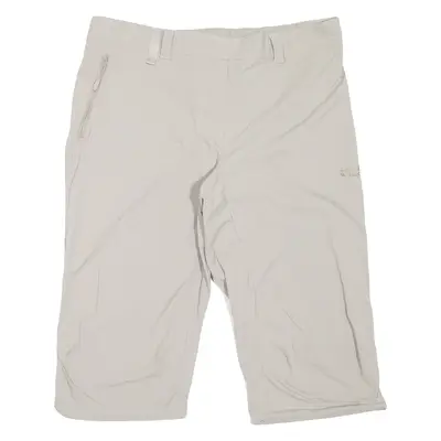JACK WOLFSKIN Outdoor Womens Casual Shorts Grey UK 14 W33