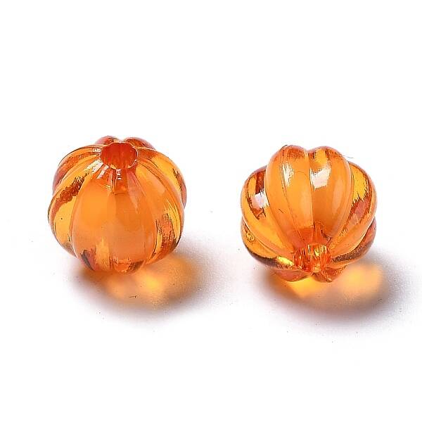 Autumn Theme Transparent Acrylic Beads