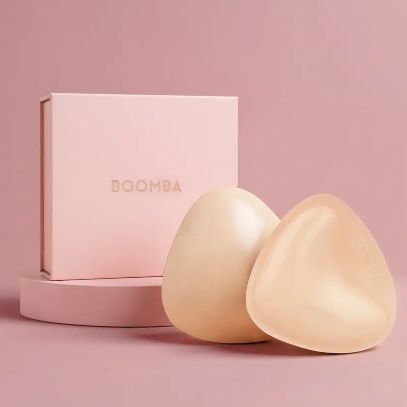 BOOMBA Ultra Boost Inserts | Patented Sticky Fashion Bra Inserts | Increase 2 Cups | Outfit enhancer | Perfect For Dresses, B...