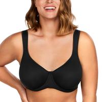 HSIA Joan Soft T-Shirt Full Coverage Unlined Unpadded Underwire Plus Size Minimizer Bra Everyday Bra