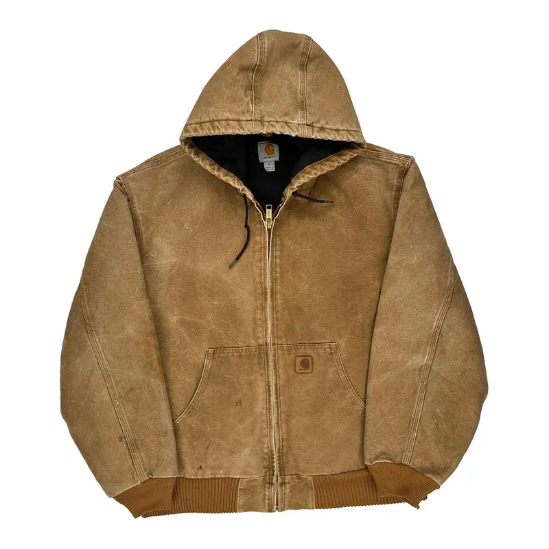 Workwear Carhartt Jacket - XL Brown Cotton
