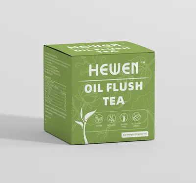 HEWEN Oil Flush Tea - Gentle Essence of Herbs 10-Pack Box - Pure Ingredients No Sugar Added Ambient Tea with Natural Herbal I...