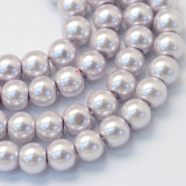 Baking Painted Glass Pearl Bead Strands