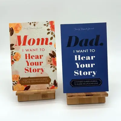 [Ideal Gift For Parents] Hear Your Story - Mom and Dad, I Want to Hear Your Story Bundle - 2 Book Bundle