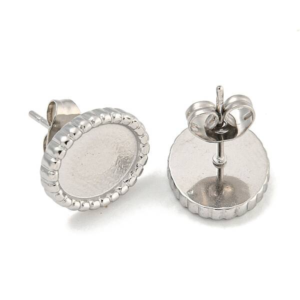 Non-Tarnish 304 Stainless Steel Stud Earrings Findings