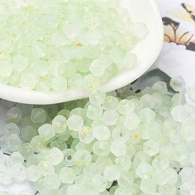 Frosted Glass Beads