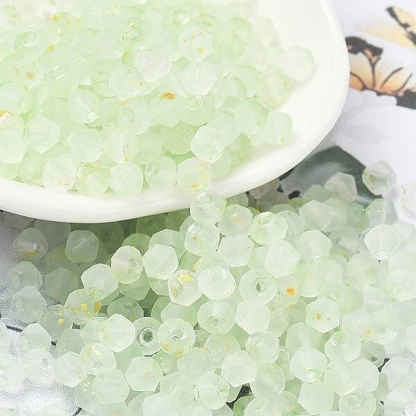 Frosted Glass Beads