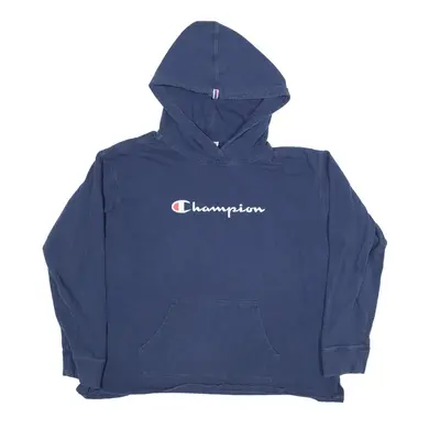 CHAMPION Hoodie Blue Pullover Boys XL