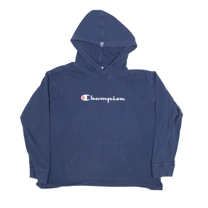 CHAMPION Hoodie Blue Pullover Boys XL