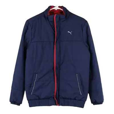 Age 14-16 Puma Jacket - XL Navy Polyester Blend