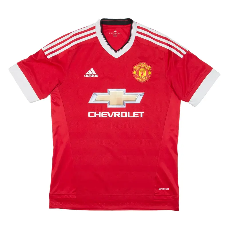 ADIDAS Manchester United Mens Football Shirt Jersey Red M