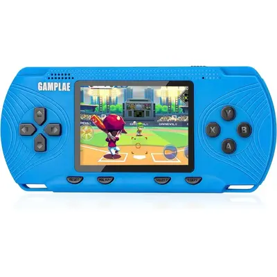 【2024 New】Handheld Games for Kids, Handheld Game Console Built-in 258 HD Classic Retro Games Rechargeable Battery, 3.0'' ...