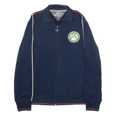 TOMMY HILFIGER Ivy Bowl Champions Mens Track Jacket Blue USA M