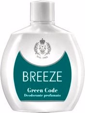 Breeze Green Code Alpine Freshness - Squeeze Deodorant Without Gas 100 Ml