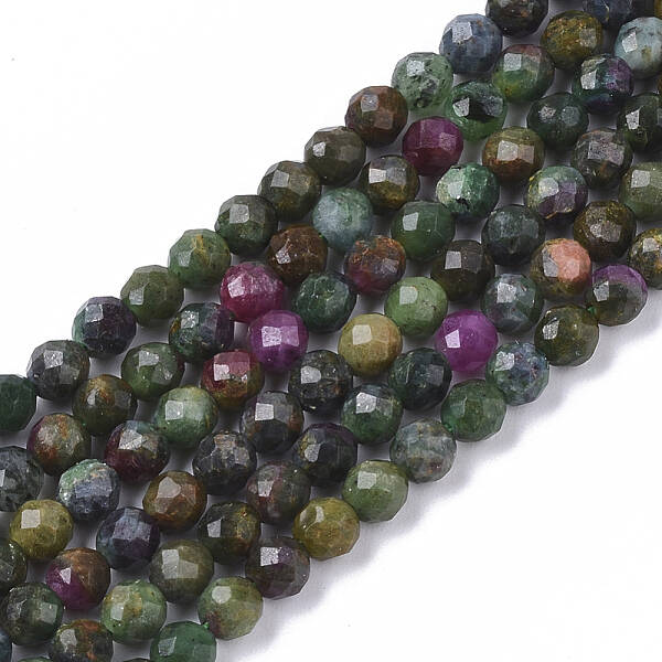 Natural Ruby Zoisite Beads Strands