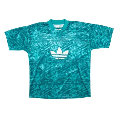 ADIDAS Mens T-Shirt Green L