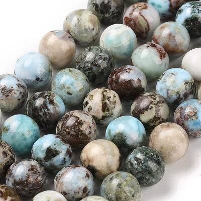 Natural Larimar Beads Strands