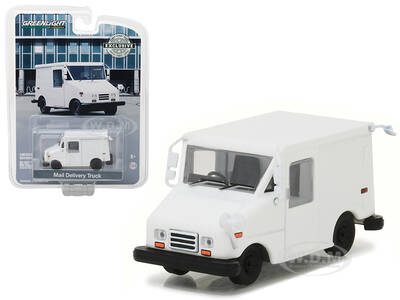 LLV Long Life Mail Delivery Truck Plain White \