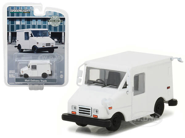 LLV Long Life Mail Delivery Truck Plain White \