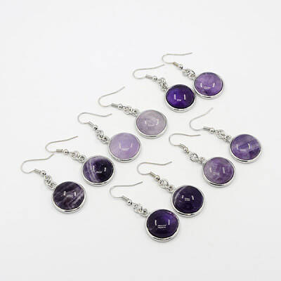 Fashion Natural Amethyst Earrings