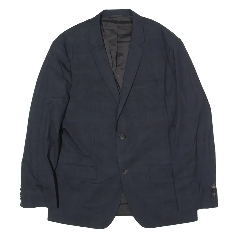 CALVIN KLEIN Mens Blazer Jacket Grey Wool M
