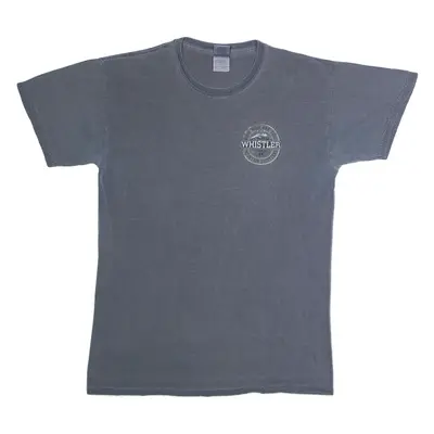 GILDAN Whistler Mens T-Shirt Blue Crew Neck M