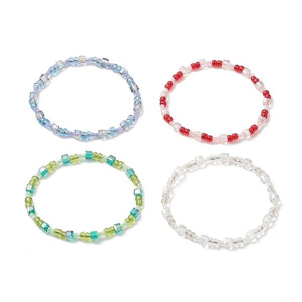 Glass Seed Bead Beaded Bracelets for Women
