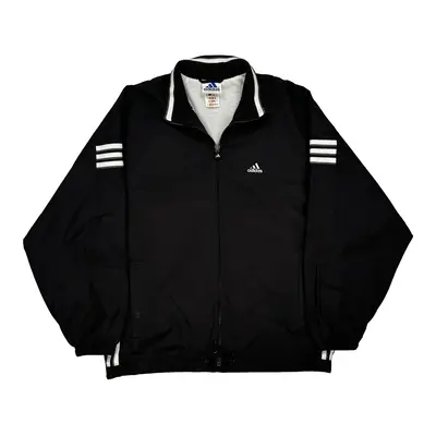 Adidas Track Jacket - Small Black Polyester