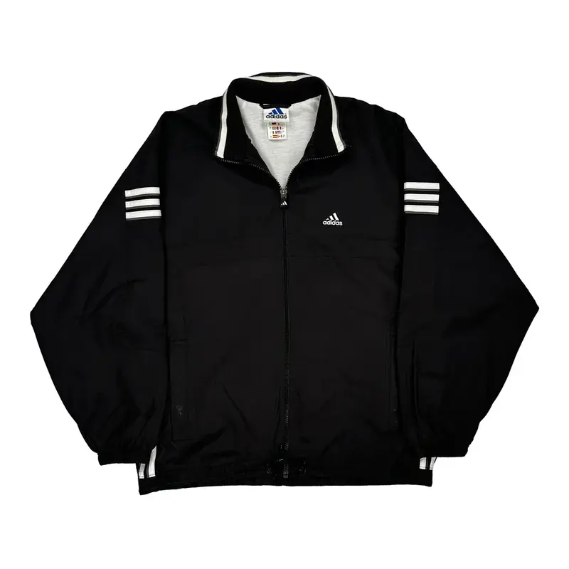 Adidas Track Jacket - Small Black Polyester