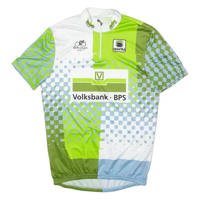SPORTFUL Cycling Mens Jersey Green 1/4 Zip L