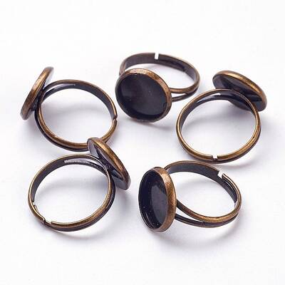 Adjustable Brass Ring Components