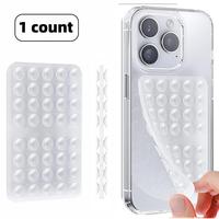 Silicone Suction Cup Phone Case Mount, Double Sided Phone Stand, Hands-free Strong Grip Holder for Phone Selfies and Videos, ...