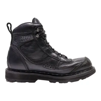 UNDER ARMOUR Lace-Up Boots Black Leather Mens UK 8