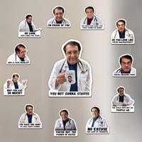 Doctor Phrase Pattern Magnet, 12pcs/set Funny Fridge Magnet, Room Decor Adults Inspirational Refrigerator Magnet for Diet Con...