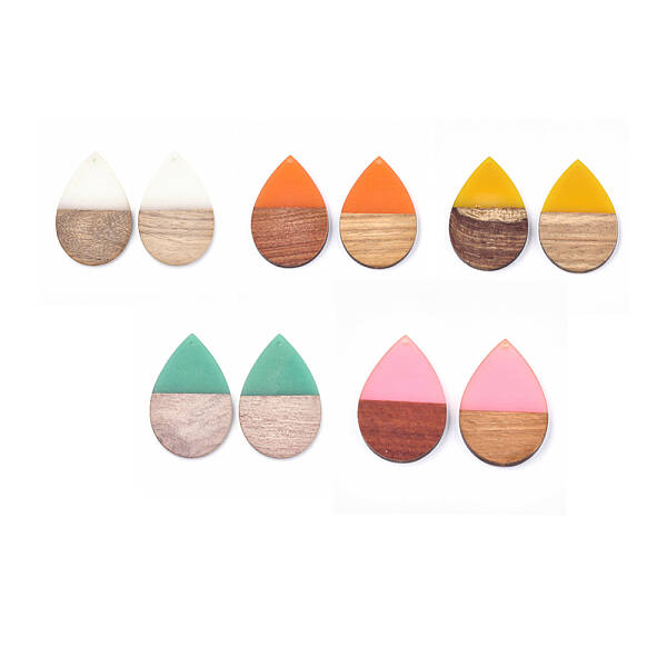 Resin & Wood Pendants