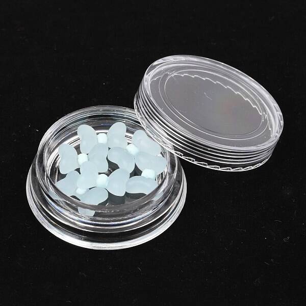 Frosted Plastic Cabochons Nail