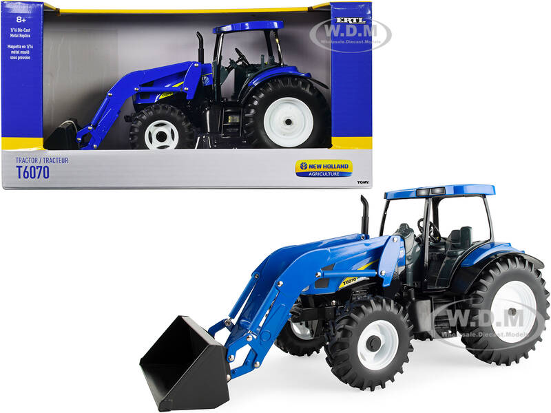 New Holland T6070 Tractor with Loader Blue \