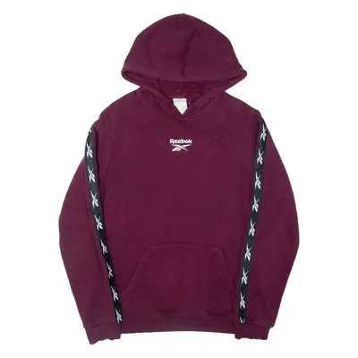 REEBOK Mens Maroon Hoodie M