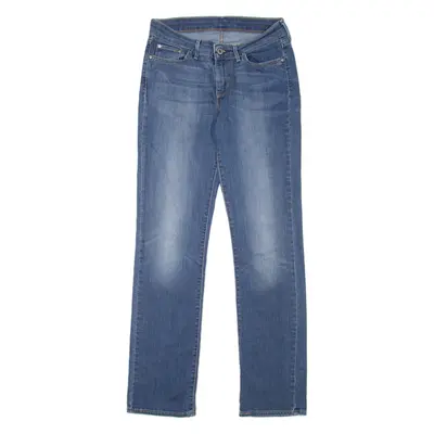 LEVI'S Womens Jeans Blue Regular Straight Stone Wash W28 L32