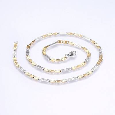 304 Stainless Steel Mariner Link Chains Necklaces