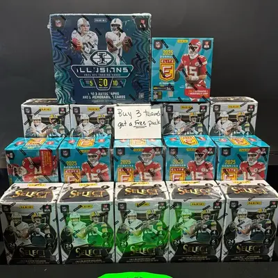 Break #844      2025 Donruss Elite  Hobby Box, 2024 Illusions Hobby Box, 5-2025 Donruss Elite Blasters,  10-2024 Select Blast...