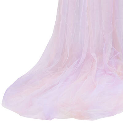 Rainbow Color Polyester Mesh Fabric