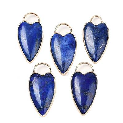 Dyed Natural Lapis Lazuli Pendants